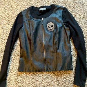 Alexander McQueen black skull jacket-size M